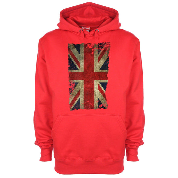 Union Jack Britain Distressed Flag Printed Hoodie - Mr Wings Emporium 