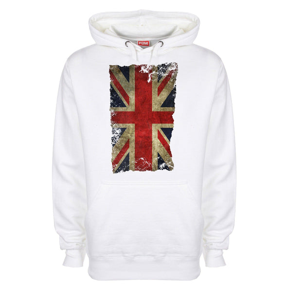 Union Jack Britain Distressed Flag Printed Hoodie - Mr Wings Emporium 
