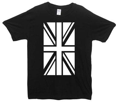 Union Jack Single Colour Flag Printed T-Shirt - Mr Wings Emporium 