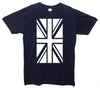 Union Jack Single Colour Flag Printed T-Shirt - Mr Wings Emporium 