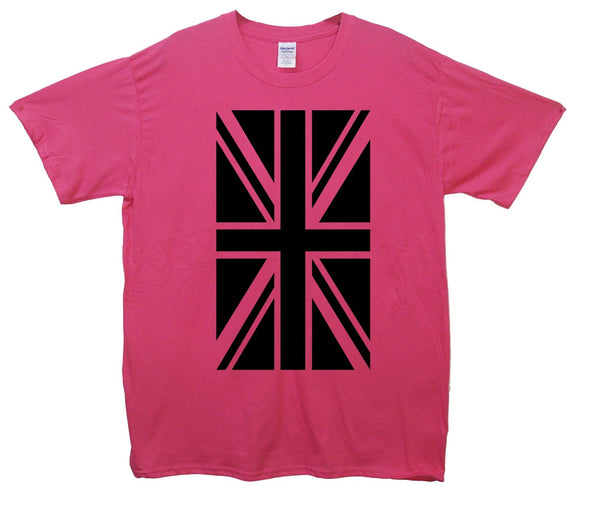 Union Jack Single Colour Flag Printed T-Shirt - Mr Wings Emporium 