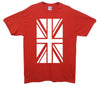 Union Jack Single Colour Flag Printed T-Shirt - Mr Wings Emporium 