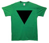 Upside Down Triangle Printed T-Shirt - Mr Wings Emporium 