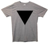 Upside Down Triangle Printed T-Shirt - Mr Wings Emporium 