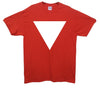 Upside Down Triangle Printed T-Shirt - Mr Wings Emporium 