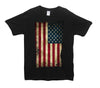 USA Stars And Stripes Distressed Flag Printed T-Shirt - Mr Wings Emporium 