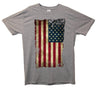 USA Stars And Stripes Distressed Flag Printed T-Shirt - Mr Wings Emporium 