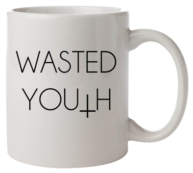 Wasted Youth Printed Mug - Mr Wings Emporium 