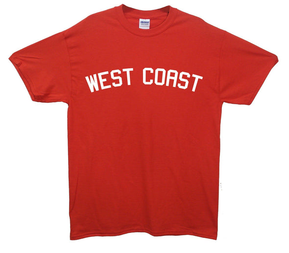 West Coast Printed T-Shirt - Mr Wings Emporium 