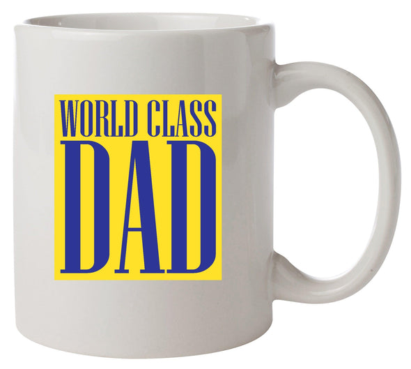 World Class Dad Printed Mug - Mr Wings Emporium 
