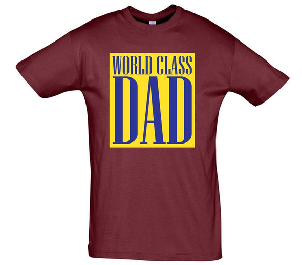 World Class Dad Printed T-Shirt - Mr Wings Emporium 