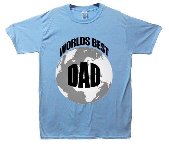 World's Best Dad Printed T-Shirt - Mr Wings Emporium 