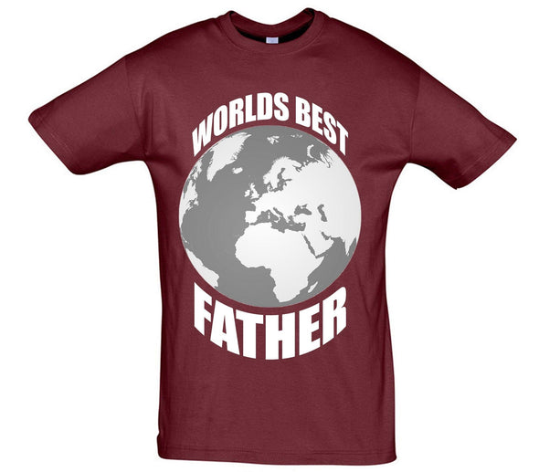 World's Best Father Printed T-Shirt - Mr Wings Emporium 