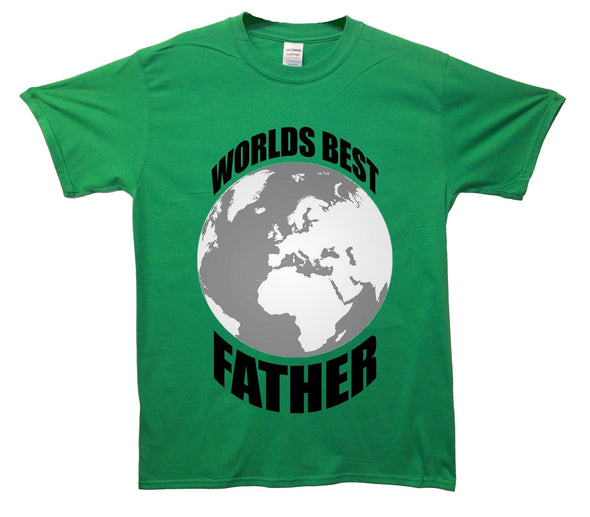 World's Best Father Printed T-Shirt - Mr Wings Emporium 