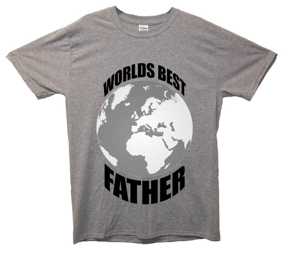 World's Best Father Printed T-Shirt - Mr Wings Emporium 