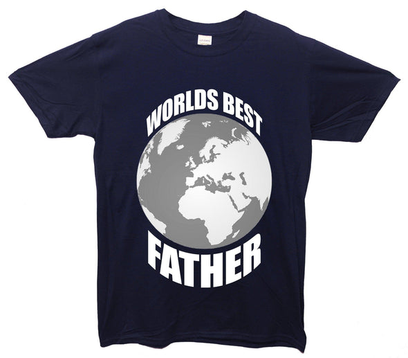 World's Best Father Printed T-Shirt - Mr Wings Emporium 