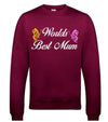 World's Best Mum Printed Sweatshirt - Mr Wings Emporium 