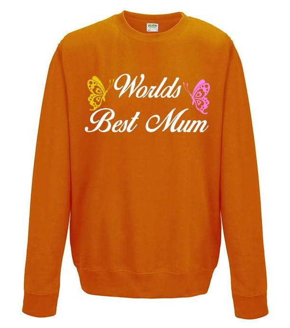 World's Best Mum Printed Sweatshirt - Mr Wings Emporium 