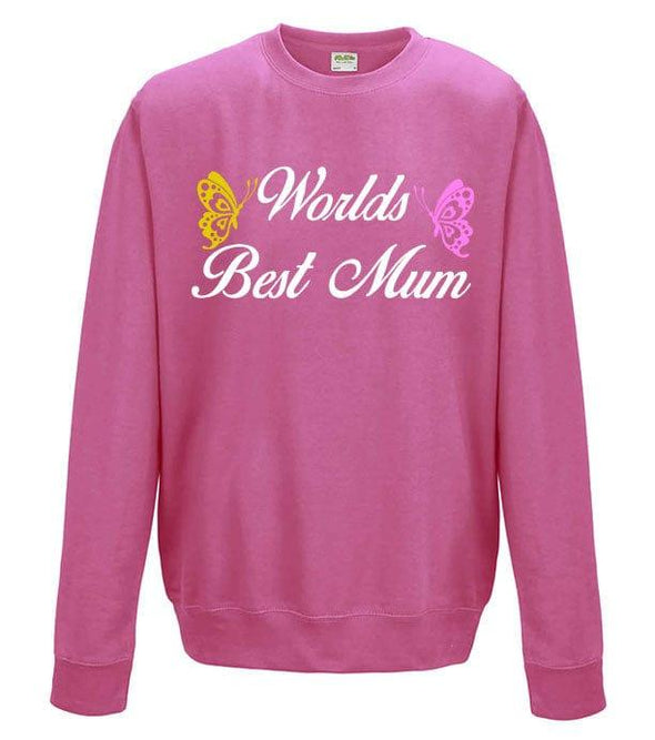 World's Best Mum Printed Sweatshirt - Mr Wings Emporium 