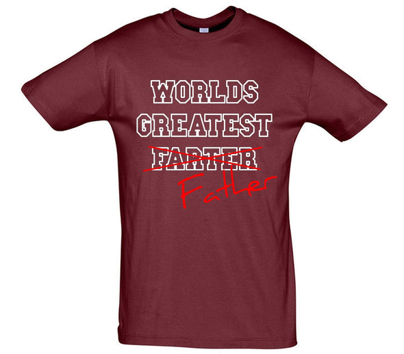 World's Greatest Farter/Father T-Shirt - Mr Wings Emporium 