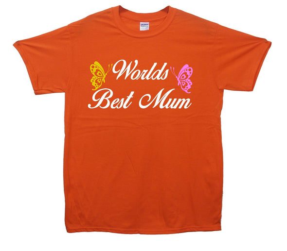 Worlds Best Mum Printed T-Shirt - Mr Wings Emporium 