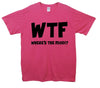 WTF Where's the Food Printed T-Shirt - Mr Wings Emporium 