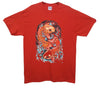 Ying Yang Koi Karp Printed T-Shirt - Mr Wings Emporium 