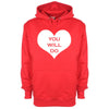 You Will Do Printed Hoodie - Mr Wings Emporium 