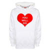 You Will Do Printed Hoodie - Mr Wings Emporium 