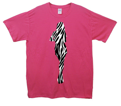 Zebra Print Woman Printed T-Shirt - Mr Wings Emporium 