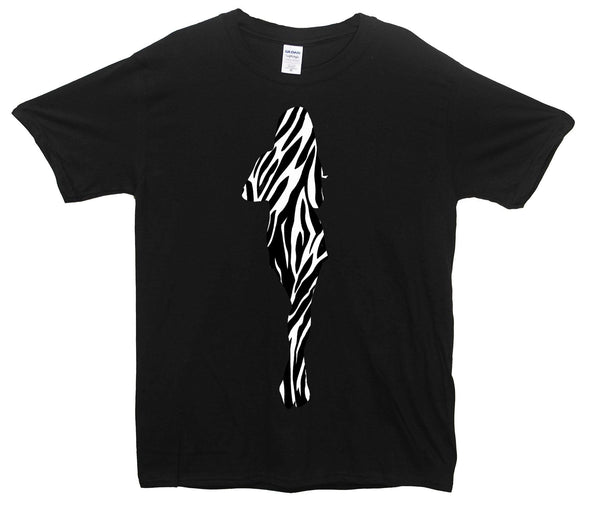 Zebra Print Woman Printed T-Shirt - Mr Wings Emporium 