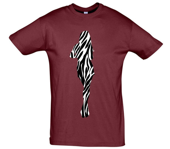 Zebra Print Woman Printed T-Shirt - Mr Wings Emporium 