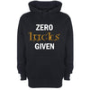 Zero Lucks Given Glitter St Patrick's Printed Hoodie - Mr Wings Emporium 