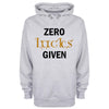 Zero Lucks Given Glitter St Patrick's Printed Hoodie - Mr Wings Emporium 