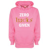 Zero Lucks Given Glitter St Patrick's Printed Hoodie - Mr Wings Emporium 