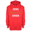 Zero Lucks Given Glitter St Patrick's Printed Hoodie - Mr Wings Emporium 