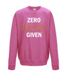 Zero Lucks Given Glitter St Patricks Day Printed Sweatshirt - Mr Wings Emporium 